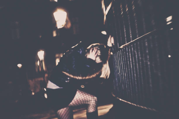 istock Luise in the city at night 1140174468