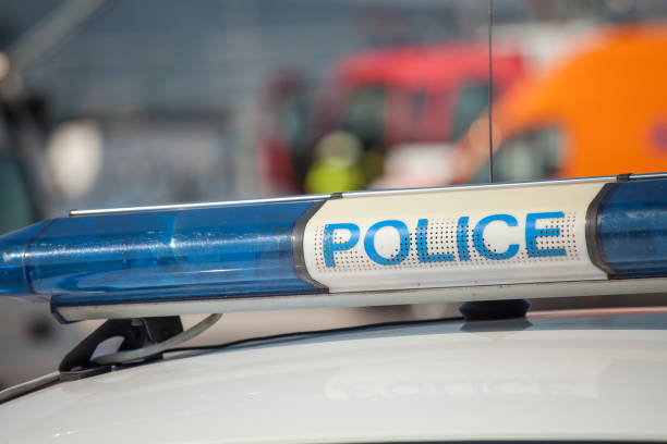 istock police car sign. siren light 1140178482