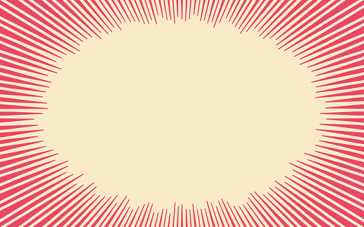 Explosion comic burst background with space for copy.