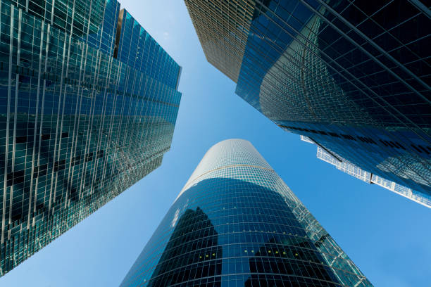 istock Infinite corporate office buildings 1140183599