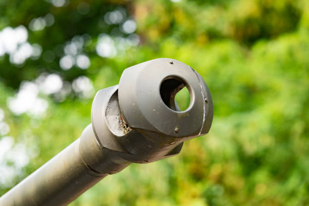 istock Closeup to of tank cannon 1140184543