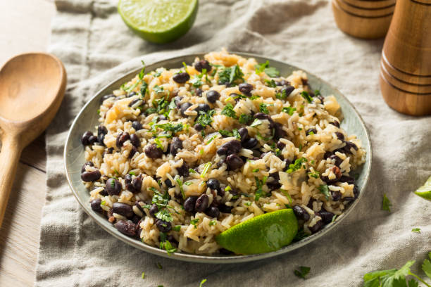 istock Homemade Mexican Black Beans and Rice 1140191718