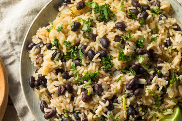 istock Homemade Mexican Black Beans and Rice 1140192973