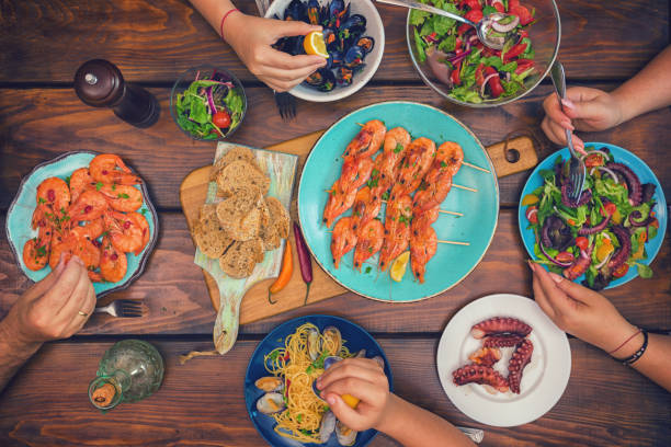 istock Young Family Having Lunch at Home 1140195181