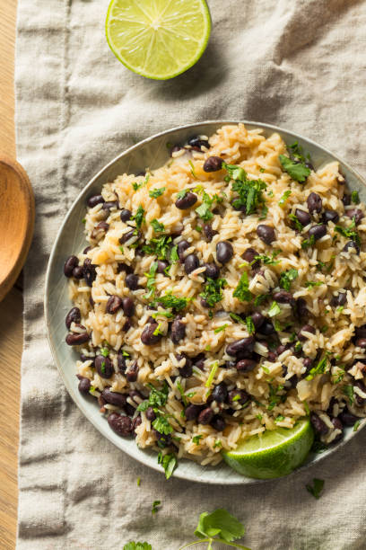 istock Homemade Mexican Black Beans and Rice 1140195643