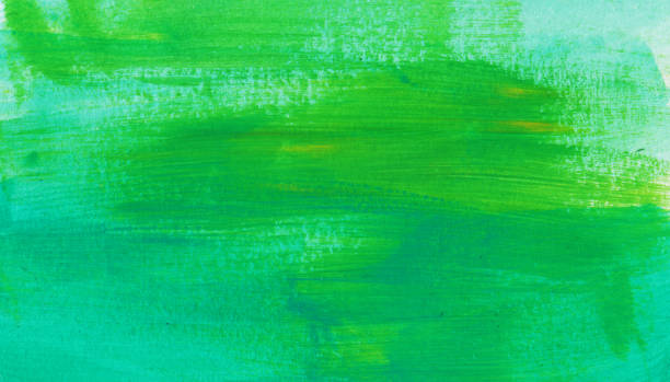 istock Brush strokes of green paint 1140197412