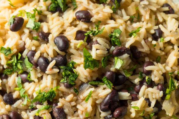 istock Homemade Mexican Black Beans and Rice 1140197935