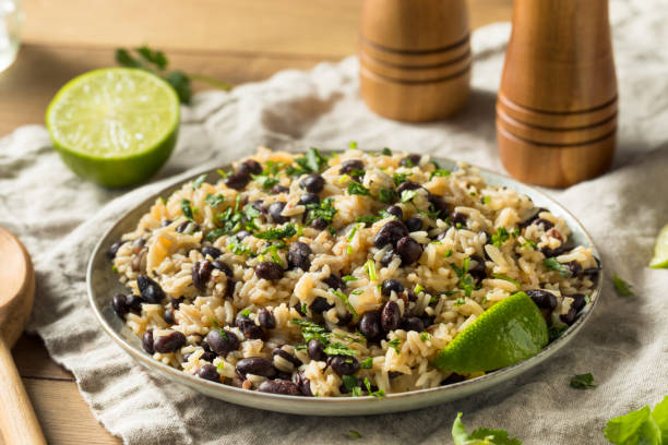 istock Homemade Mexican Black Beans and Rice 1140198149