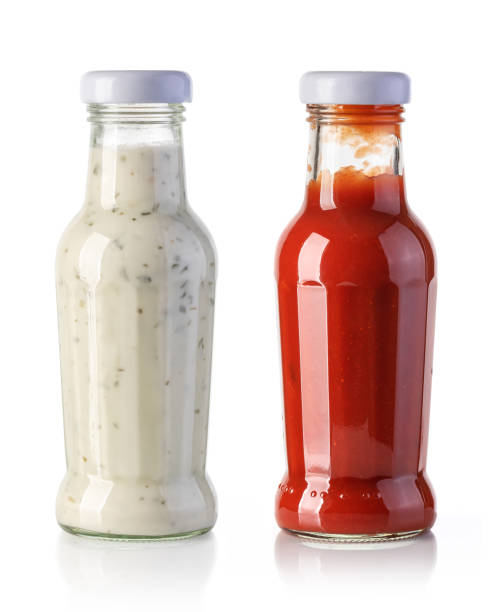 istock ketchup and tartar sauce bottles 1140198366