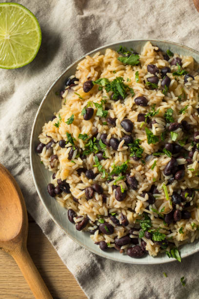 istock Homemade Mexican Black Beans and Rice 1140199444