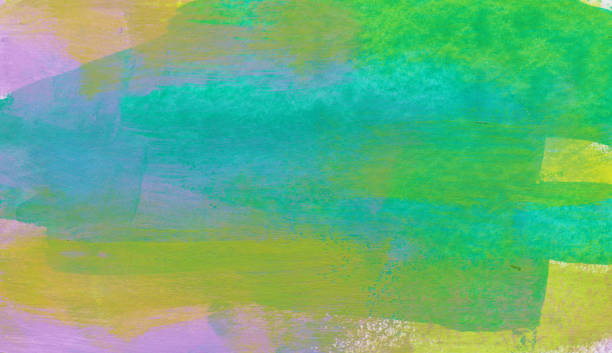 istock Bright hand painted brush stroke texture 1140200153