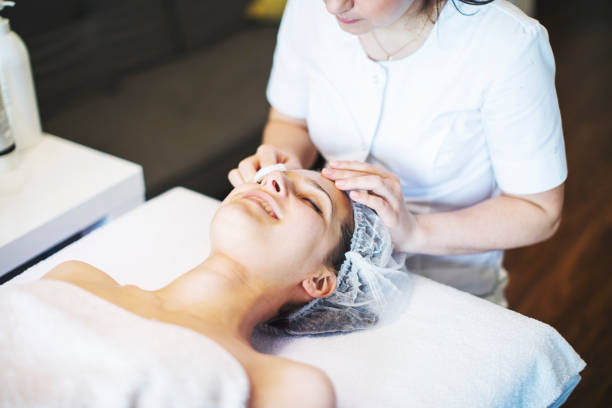istock Beautician working from home 1140203559