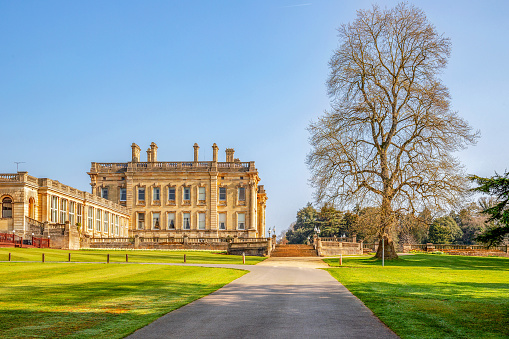 This image shows Heythrop Park Resort in Enstone, Oxfordshire, United Kingdom, Saturday 30 MARCH 2019 shown here in beautiful spring sunshine.  A 400 acre site in the Cotswolds
