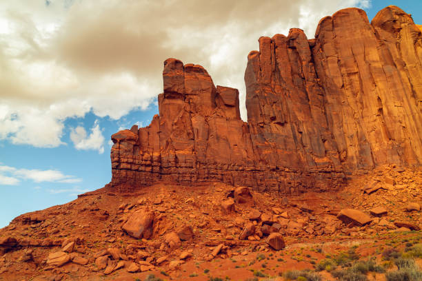 istock Camel Butte and Cloudy Sky, Monument Valley 1140209415