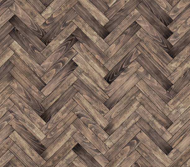 istock Parquet herringbone natural oak seamless floor texture 1140215709