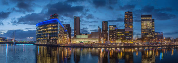 Large Salford Quays Panoramic Image.