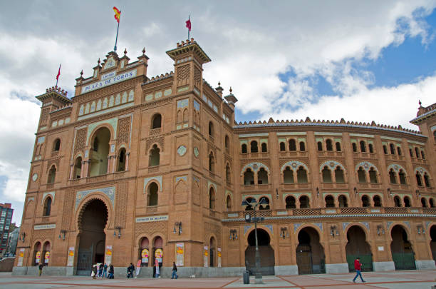 The Plaza de Toros de Las Ventas, Madrid stock photo