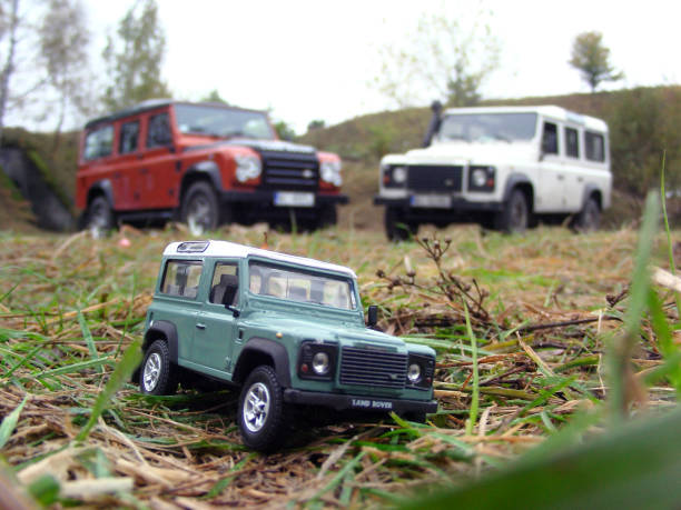 Scale model of 1960s Long Wheelbase Safari Land rover