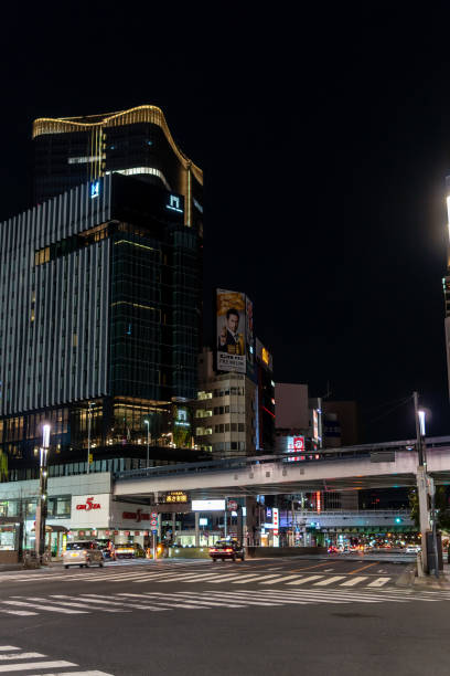 istock Ginza night view, Japan Tokyo 1140257908