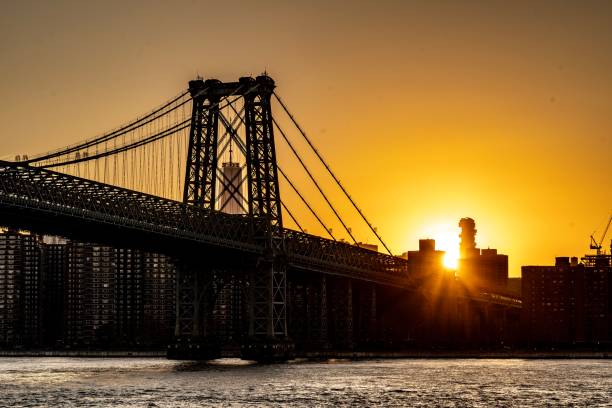 istock Sunset over Manhattan & Williamsburg Bridge 1140258601