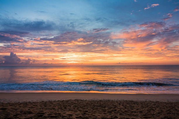 istock the beach in beautiful sunset 1140263437