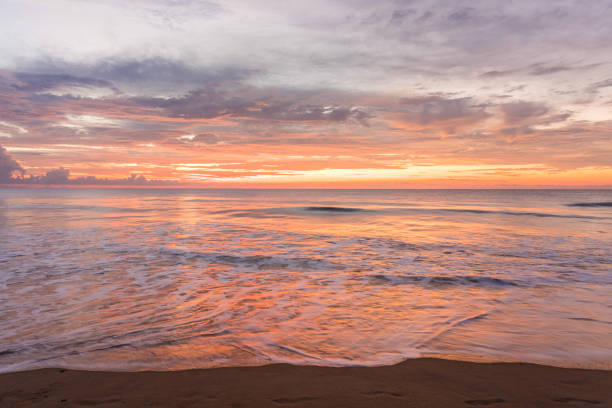 istock the beach in beautiful sunset 1140263460