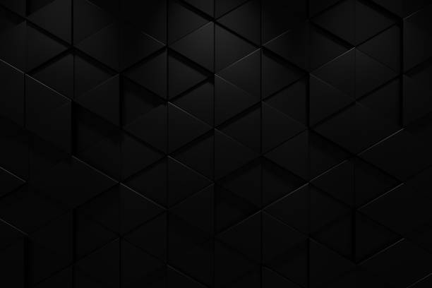 moderno muro di mattoni. rendering 3d. - colore nero foto e immagini stock