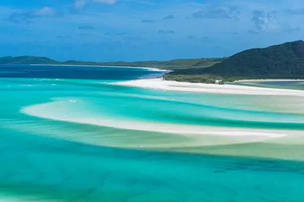 Photo of Breathtaking view of isolated Whitsunday island from Hill Inlet lookout