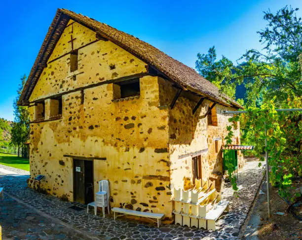 Photo of church of Agios Nikolaos tis Stegis at Kakopetria village on Cyprus