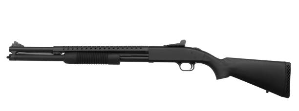 istock Gun. Shotgun isolated on white background 1140282229