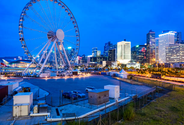 istock big observation wheel in central district,Hong Kong 1140283183