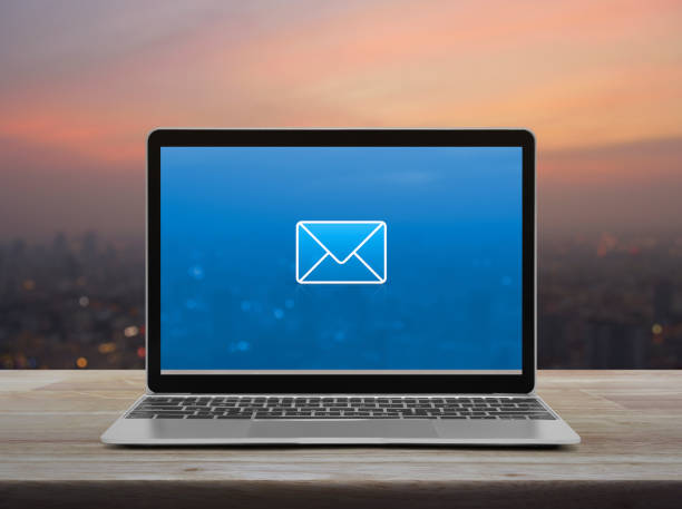 istock email flat icon, Business contact us online concept 1140284104