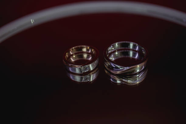 istock wedding rings,vintage picture style 1140284186