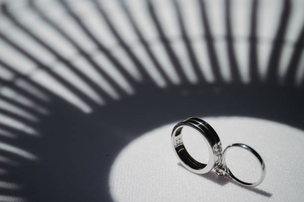 istock wedding rings,vintage picture style 1140284189