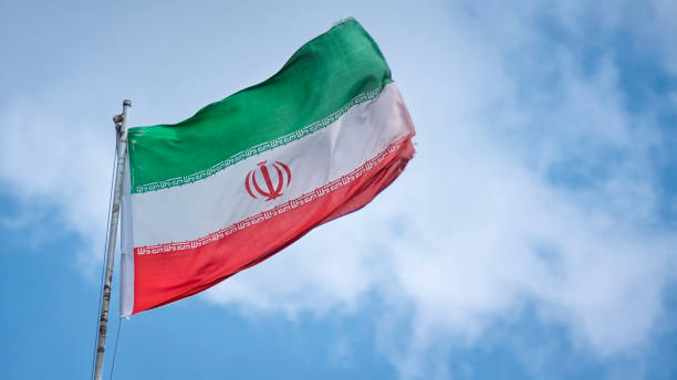 istock Iran Flag In The Wind 1140286616