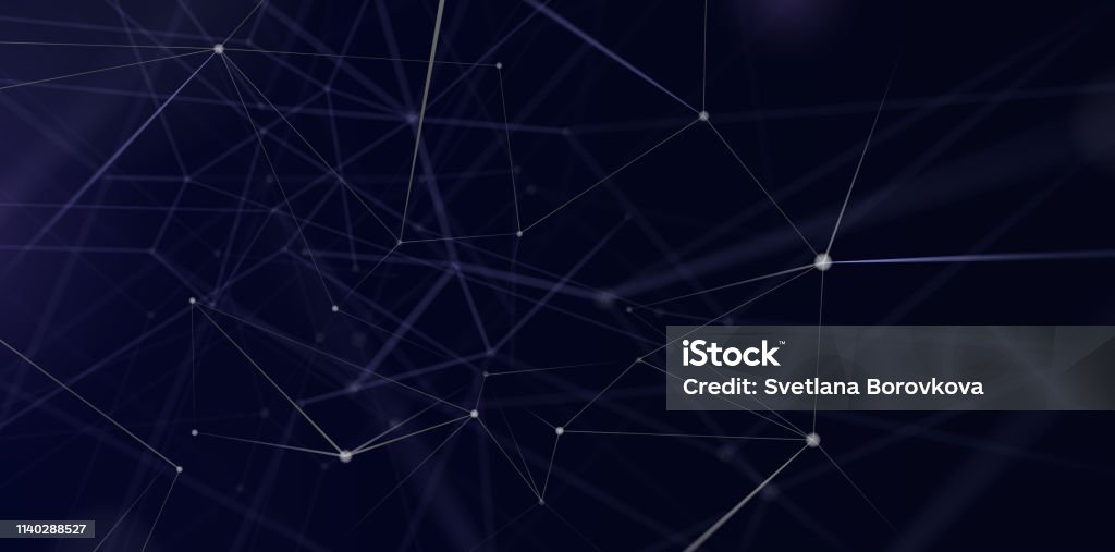 Communication Pattern Background Blue Abstract Communication Background With Shiny Network Pattern Stock ...