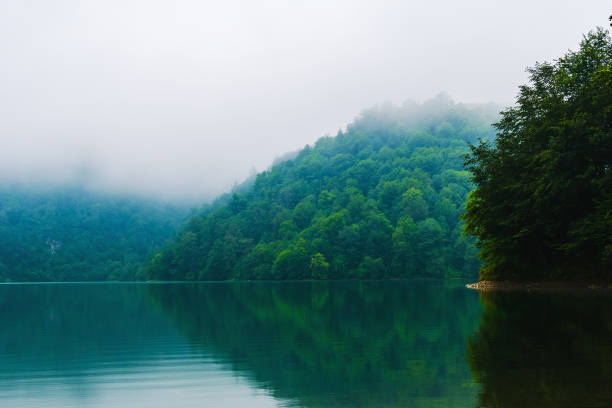 istock lake high in the mountains. Small Caucasus mountains 1140294520