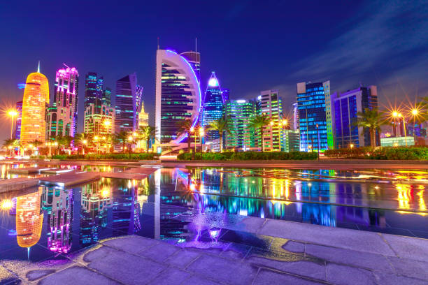 istock Colorful Doha West Bay 1140294755