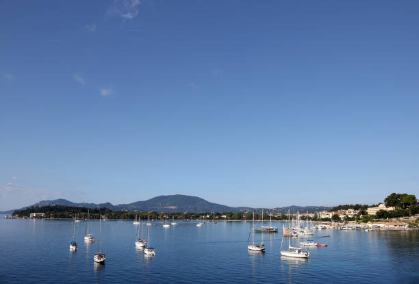 istock Corfu island Garitsa bay Greece 1140299955
