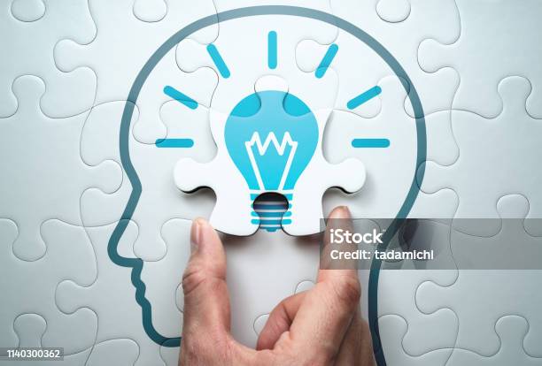 Getting Knowledge And Solving Problem Logical Idea Concept Stock Photo - Download Image Now