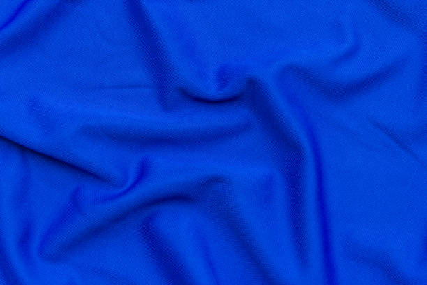 istock Background of blue cloth texture 1140304246