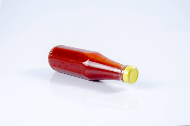 istock Close-Up Of Sauce Bottle On White Background 1140311692