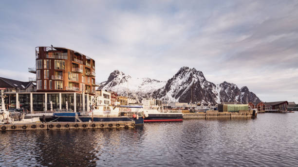 istock Sunset at Lofoten during winter, Norway 1140312338