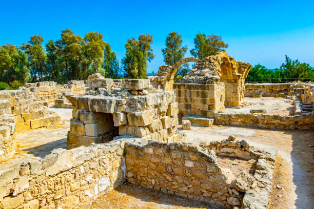 istock Forty columns fortress at Paphos Archaeological Park on Cyprus 1140317618