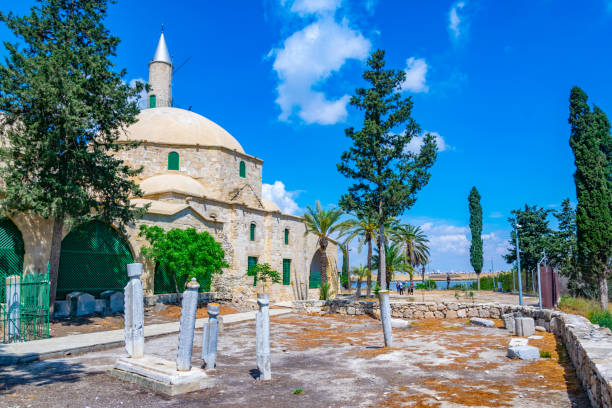 istock Hala Sultan Tekessi mosque near Larnaca, Cyprus 1140322451