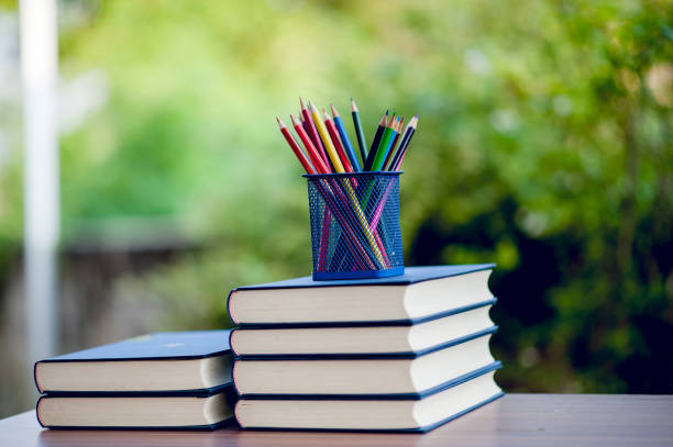 istock Educational equipment, boards and books Education concept With copy space 1140323597