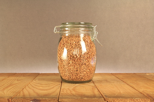 A jar of cereal.