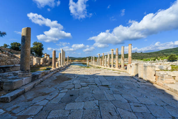 istock Patara King Way. Patara ancient city from Turkey. 1140327268