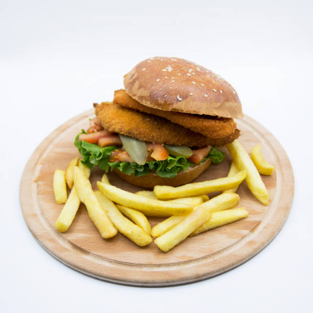 istock a very tasteful chicken burger 1140333469