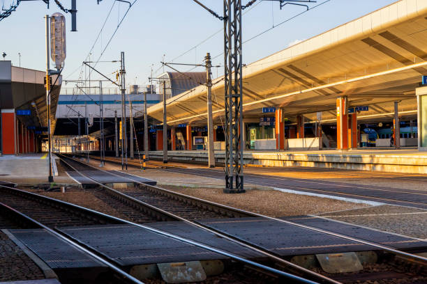 istock Modern main railway station in Krakow, Poland 1140336128